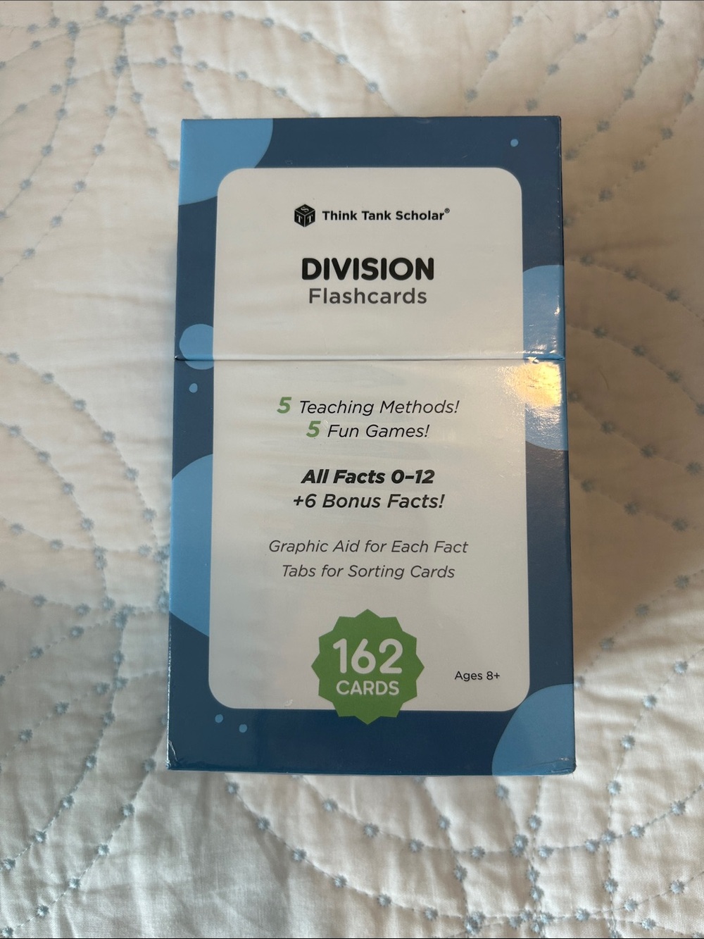 Division Flashcards — Blue